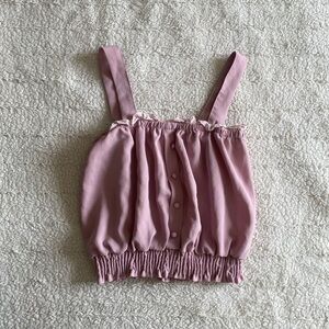 Pink Cottage Core Top